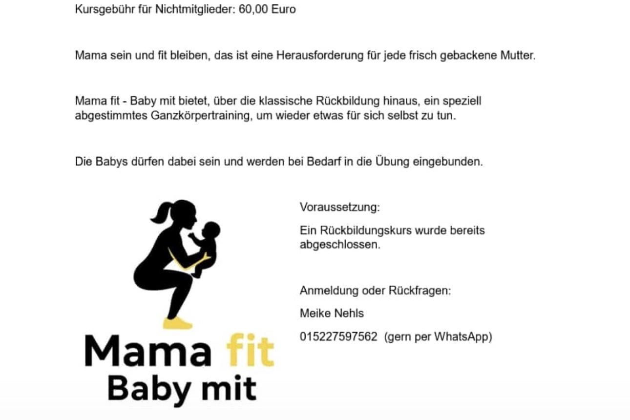 Mama fir Baby mit